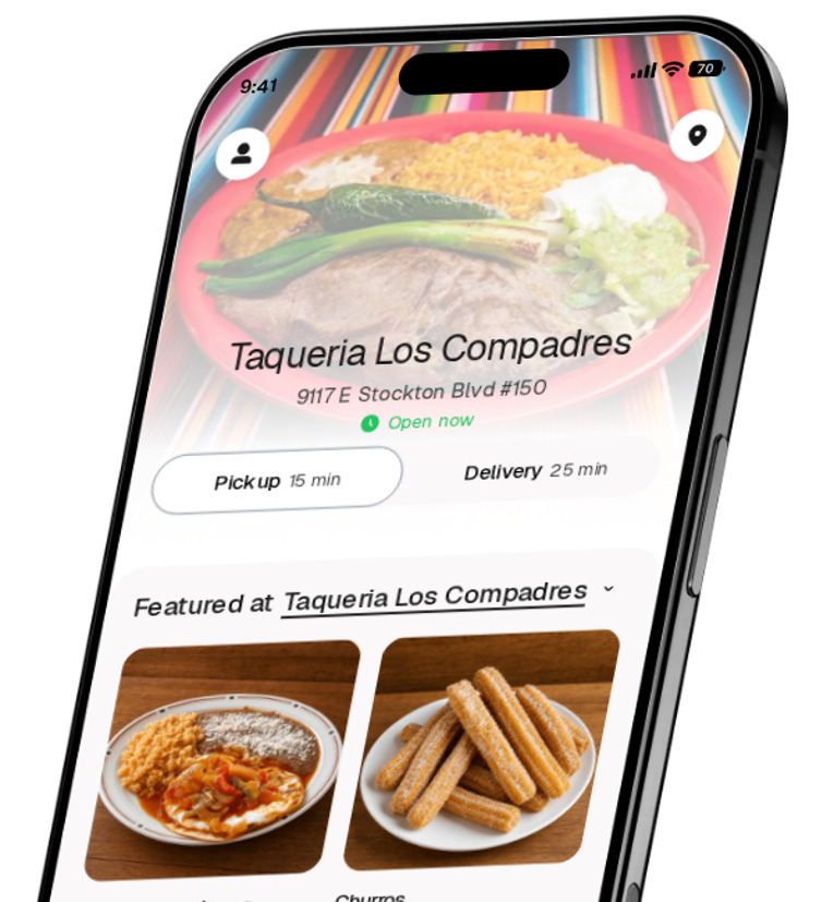 Taqueria Los Compadres app preview