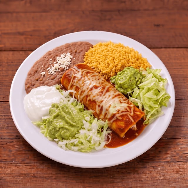 Super Shrimp Enchilada.