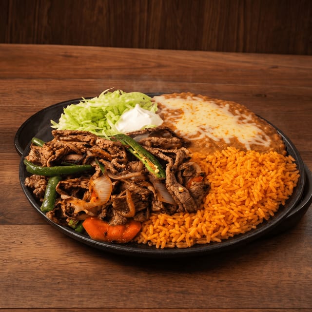 Steak Ranchero Plate.