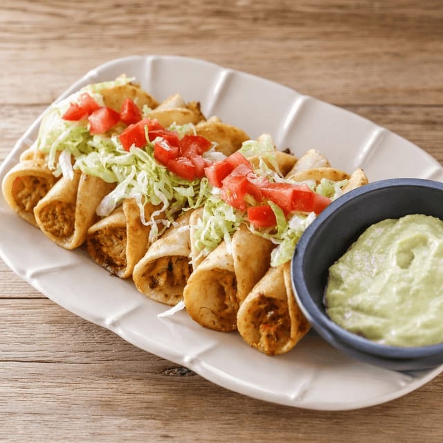 Flautas Plate.