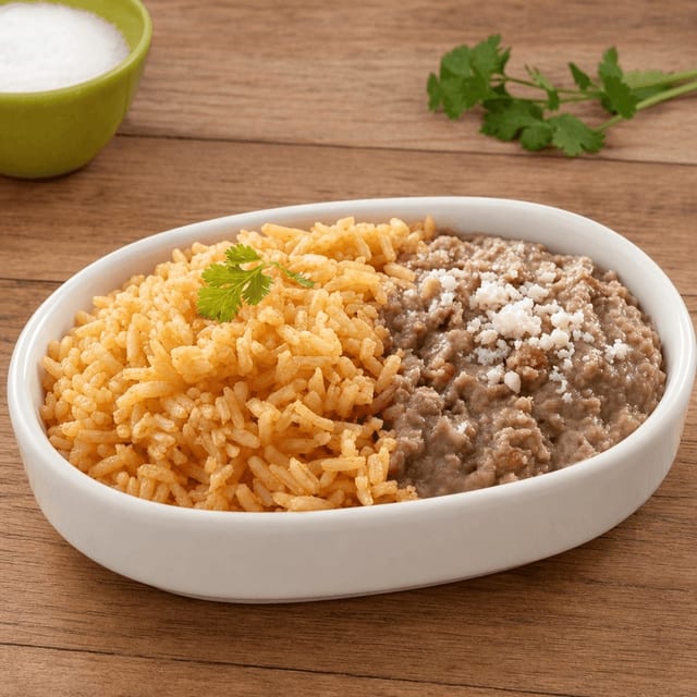 Rice and Beans.