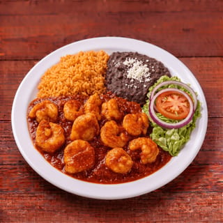Shrimp a la Diabla Plate